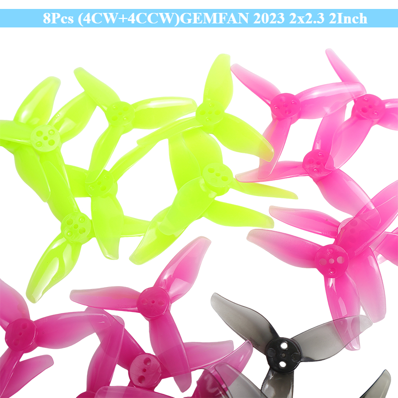 8 szt. (4CW+4CCW) GEMFAN 2023  – Drone Racing Gate recenzja i cena